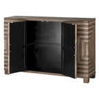 Console géométrique bicolore Uttermost Layton