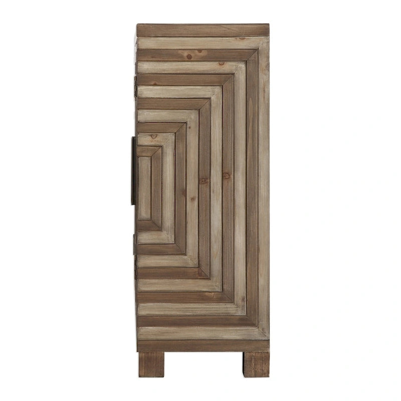 Console géométrique bicolore Uttermost Layton