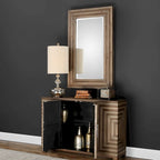 Console géométrique bicolore Uttermost Layton