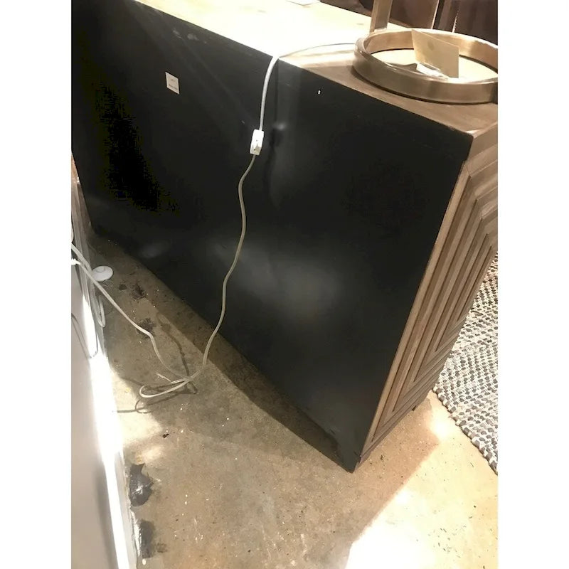 Console géométrique bicolore Uttermost Layton