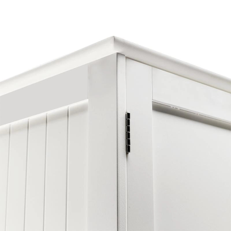 Meuble-lavabo mural en bois de 23 pouces avec rangement et 2 portes au sol