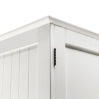 Meuble-lavabo mural en bois de 23 pouces avec rangement et 2 portes au sol