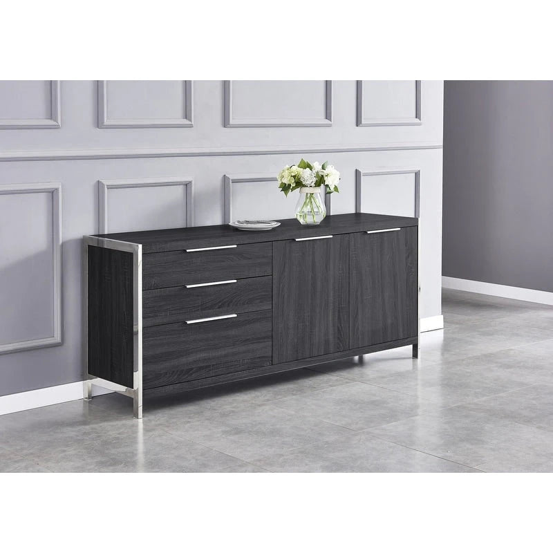 Best Quality Furniture Modern Lacquer 3-drawer Cabinet