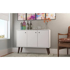 Buffet Manhattan Comfort Bromma 35.43 à 3 étagères et 3 portes