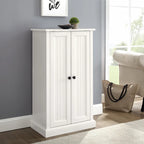 Meuble d'appoint Crosley Seaside blanc vieilli