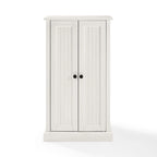 Meuble d'appoint Crosley Seaside blanc vieilli