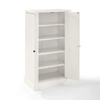 Meuble d'appoint Crosley Seaside blanc vieilli