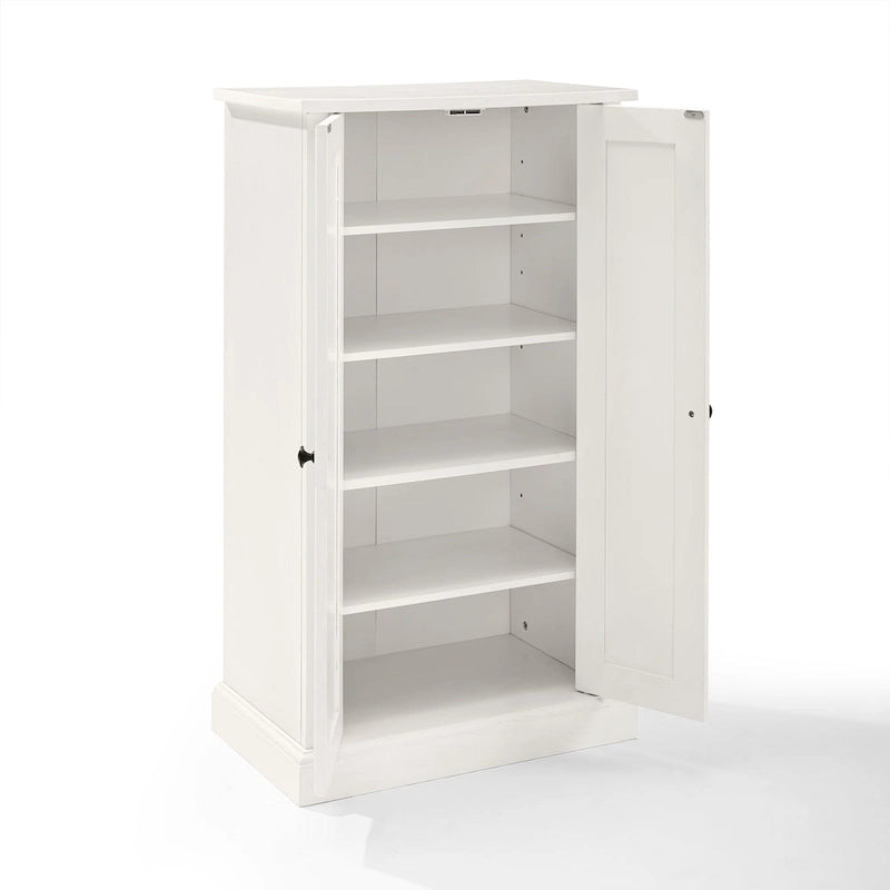 Meuble d'appoint Crosley Seaside blanc vieilli