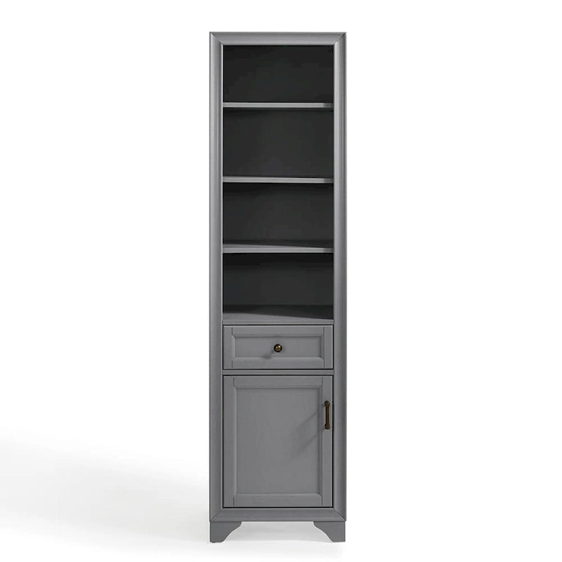 Armoire à linge Crosley Tara, couleur gris vintage
