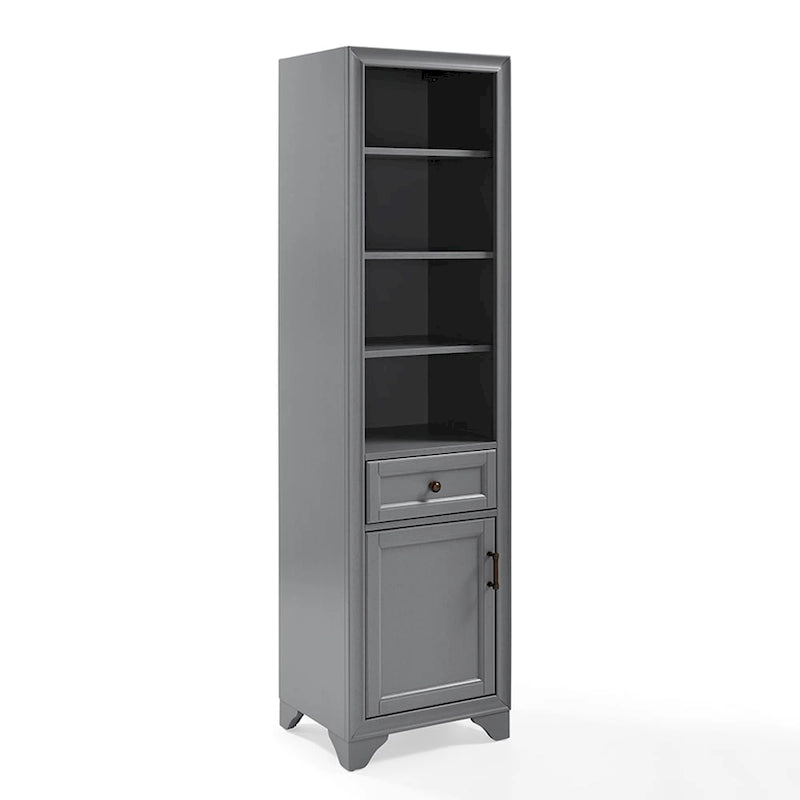 Armoire à linge Crosley Tara, couleur gris vintage