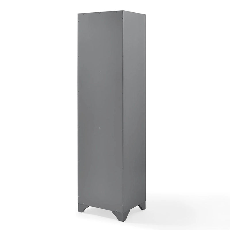 Armoire à linge Crosley Tara, couleur gris vintage