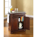 Îlot/chariot de cuisine mobile Crosley Alexandria avec plateau en granit - 45,7 cm (P) x 78,7 cm (L) x 85,1 cm (H)