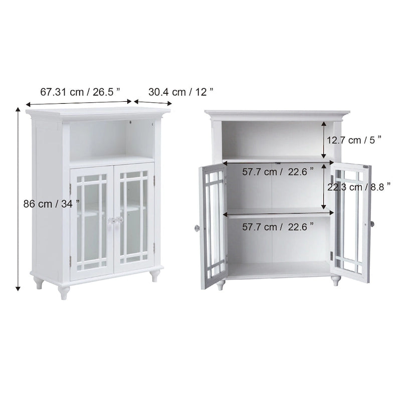 Meuble d'appoint sur pied à deux portes Neal de Teamson Home