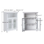 Meuble d'appoint sur pied à deux portes Neal de Teamson Home