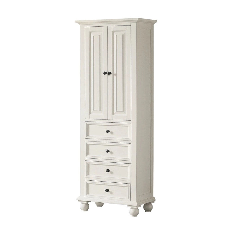 Armoire à linge Avanity Thompson 24 pouces, finition blanc français - 24 po L x 68 po H
