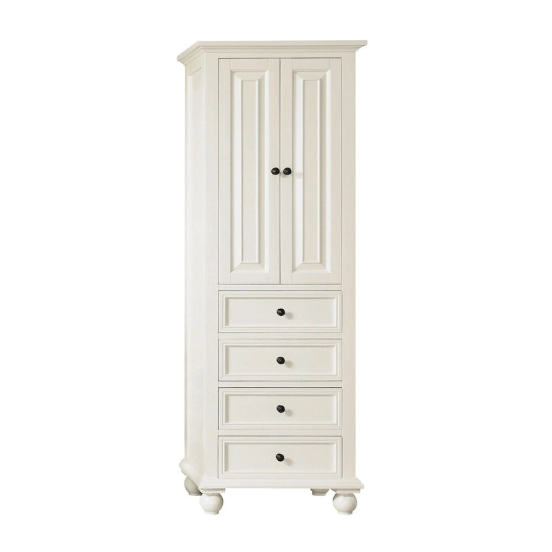 Armoire à linge Avanity Thompson 24 pouces, finition blanc français - 24 po L x 68 po H