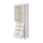 Armoire à linge Avanity Thompson 24 pouces, finition blanc français - 24 po L x 68 po H