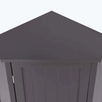 Meuble d'angle triangulaire pour salle de bain avec étagère