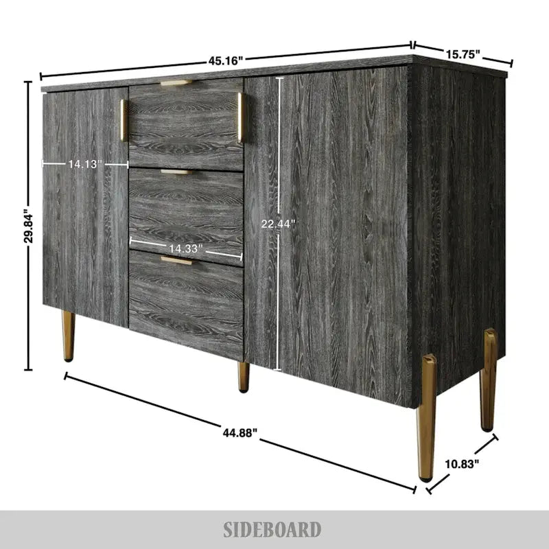Buffet luxueux aux lignes épurées de CraftPorch
