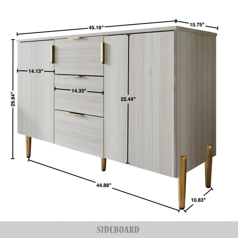 Buffet luxueux aux lignes épurées de CraftPorch