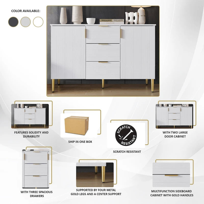 Buffet luxueux aux lignes épurées de CraftPorch