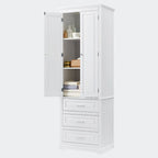 Armoire de rangement haute à trois tiroirs