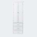 Armoire de rangement haute à trois tiroirs