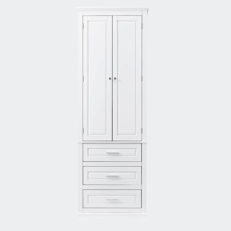 Armoire de rangement haute à trois tiroirs