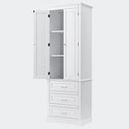 Armoire de rangement haute à trois tiroirs
