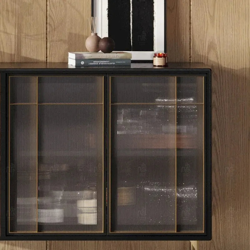 Buffet moderne du milieu du siècle 55.12, meuble à 3 portes, structure en bois massif multicouche, placage noyer, entièrement assemblé - 55.12