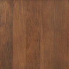 Meuble d'appoint Maddox en bois massif brun moyen avec cadre en fer noir et 2 portes