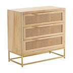Commode Jensen à trois tiroirs - 30 x 14 x 28