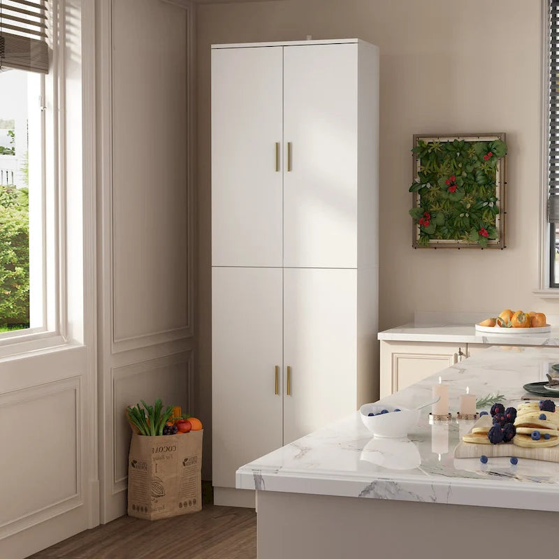 Buffet de rangement de 70,9 cm de haut avec étagère réglable