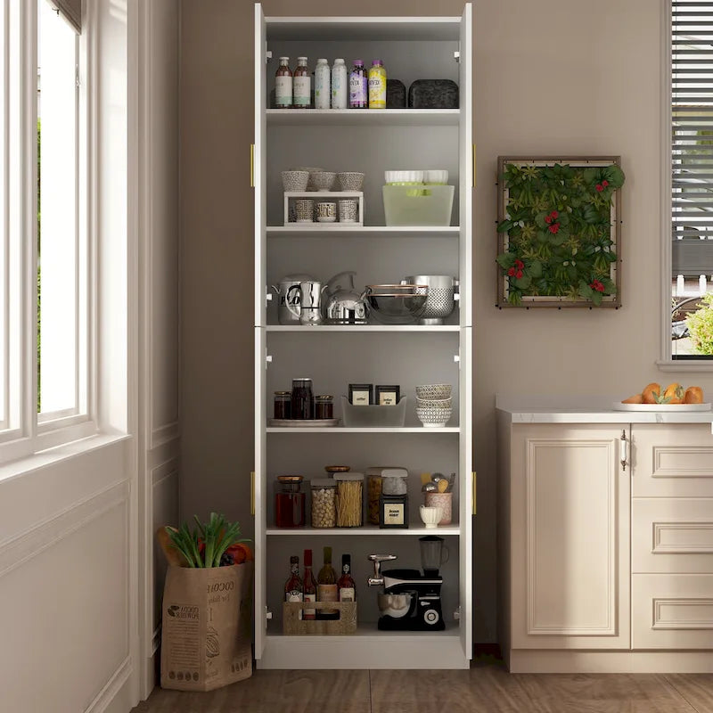 Buffet de rangement de 70,9 cm de haut avec étagère réglable