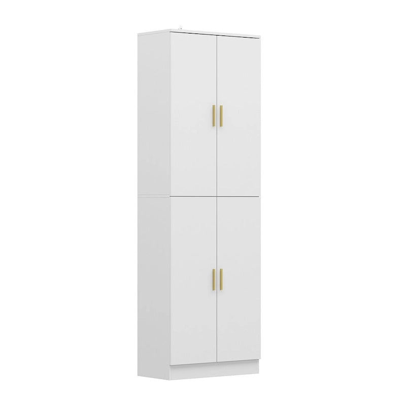 Buffet de rangement de 70,9 cm de haut avec étagère réglable