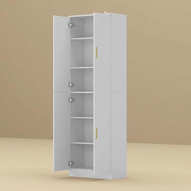 Buffet de rangement de 70,9 cm de haut avec étagère réglable