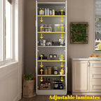 Buffet de rangement de 70,9 cm de haut avec étagère réglable