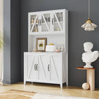 Armoire de rangement pour garde-manger avec portes vitrées - Non applicable