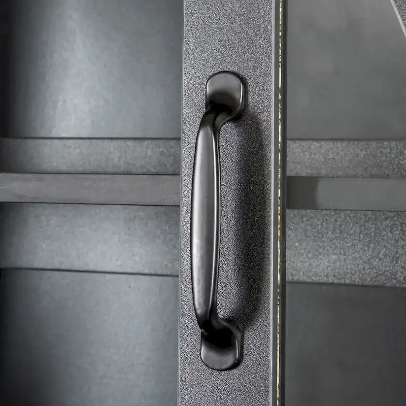 Armoire de rangement pour garde-manger avec portes vitrées - Non applicable
