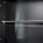 Armoire de rangement pour garde-manger avec portes vitrées - Non applicable