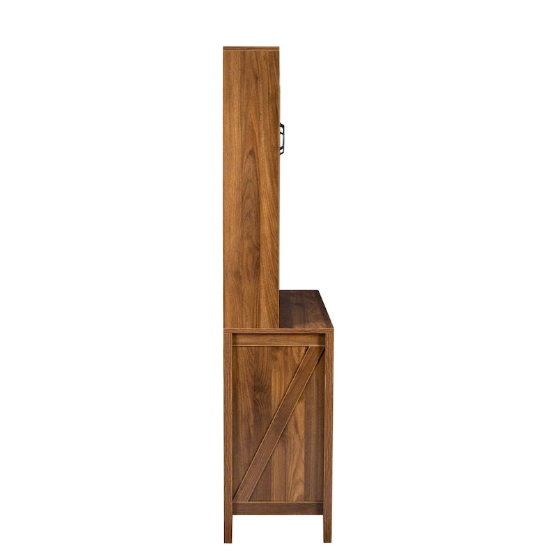 Armoire de rangement pour garde-manger avec portes vitrées - Non applicable