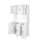Armoire de rangement pour garde-manger avec portes vitrées - Non applicable