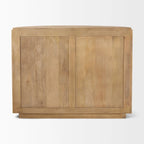 Meuble d'appoint en bois massif brun clair Terra