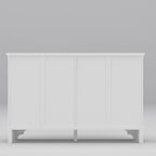 Meuble de salle de bain en bois sculpté, meuble d'appoint, buffet, verre acrylique