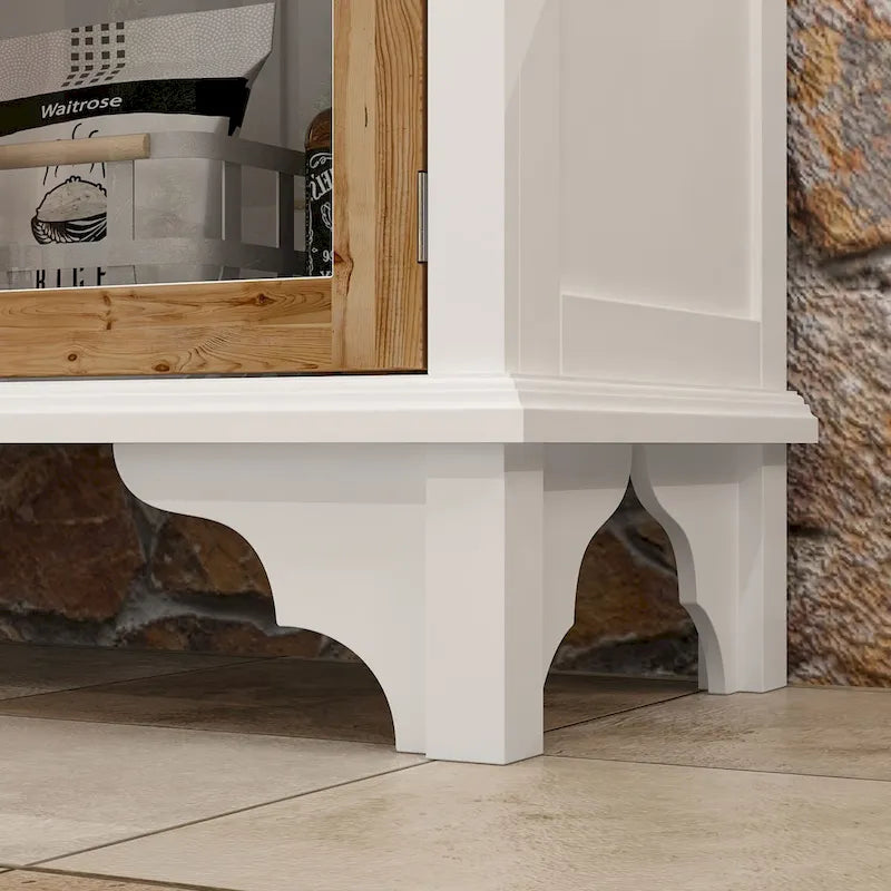 Meuble de salle de bain en bois sculpté, meuble d'appoint, buffet, verre acrylique