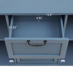 Meuble de rangement d'appoint avec 2 portes et 3 tiroirs