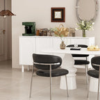 Buffet/bibliothèque/meuble de cuisine/crédence/table d'appoint en MDF blanc
