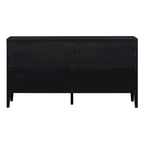 Porte de buffet avec poignée de porte ronde en métal à motif rainuré circulaire - Non applicable