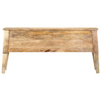 Boîte de rangement vidaXL 39 x 13,8 x 18,9 cm en bois de manguier massif