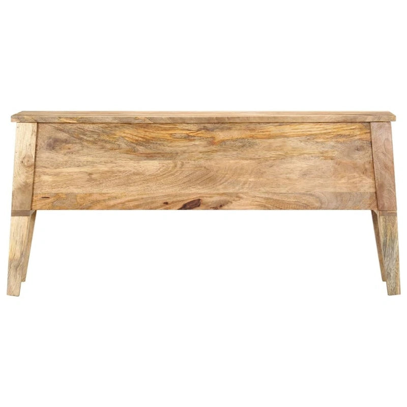 Boîte de rangement vidaXL 39 x 13,8 x 18,9 cm en bois de manguier massif